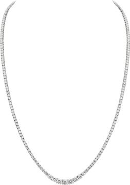 Graduating Diamond Neckalce in Platinum