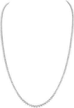 Graduating Diamond Necklace in Platinum