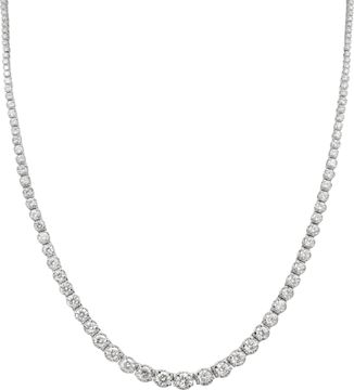 Graduating Diamond Necklace in Platinun