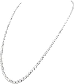 Graduating Diamond Necklace in Platinum