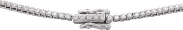 Graduating Diamond Necklace in Platinun