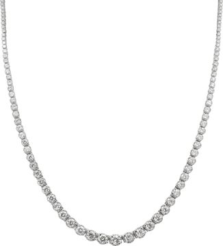 Graduating Diamond Necklace in Platinun
