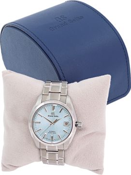 Grand Seiko Heritage sbgh349g Titanium ice blue dial mm Automatic watch