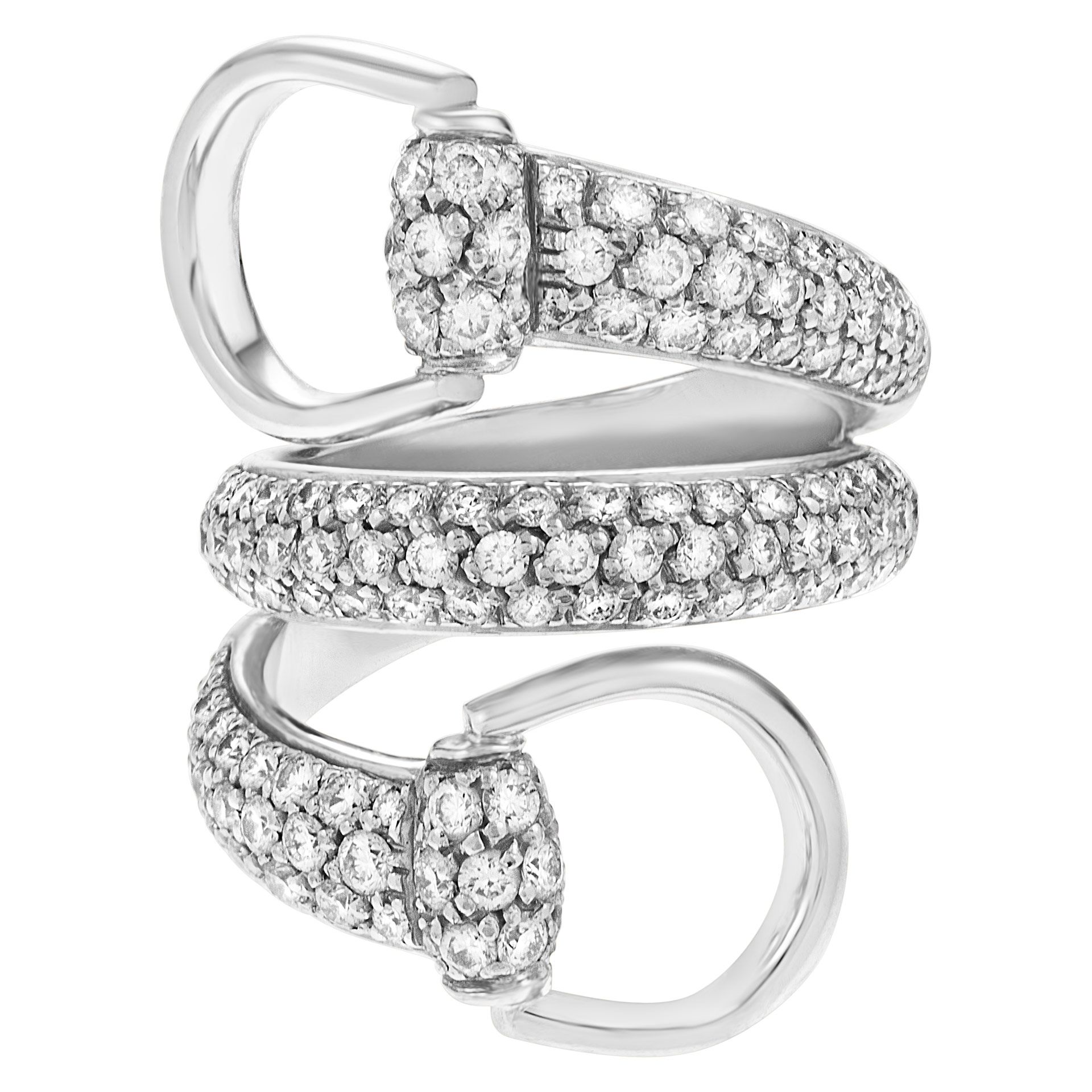GUCCI＊18k Horsebit diamond ring ダイヤモンドリング＊送料込 796191_J8540_5702_002_100_0000
