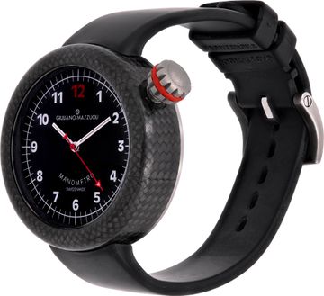 Guiliano Mazzouli Manometro 1957 titanium & carbon fiber 45mm auto watch