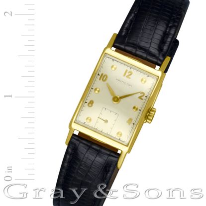 Preowned Hamilton Classic 982 14k 20mm Manual watch | Gray