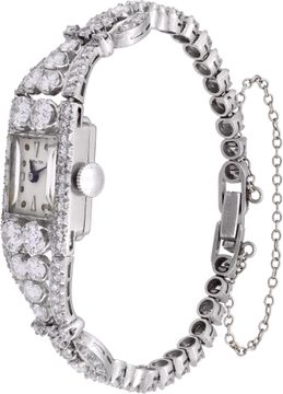 Hamilton Cocktail xxx Platinum Silver dial 21mm Manual watch