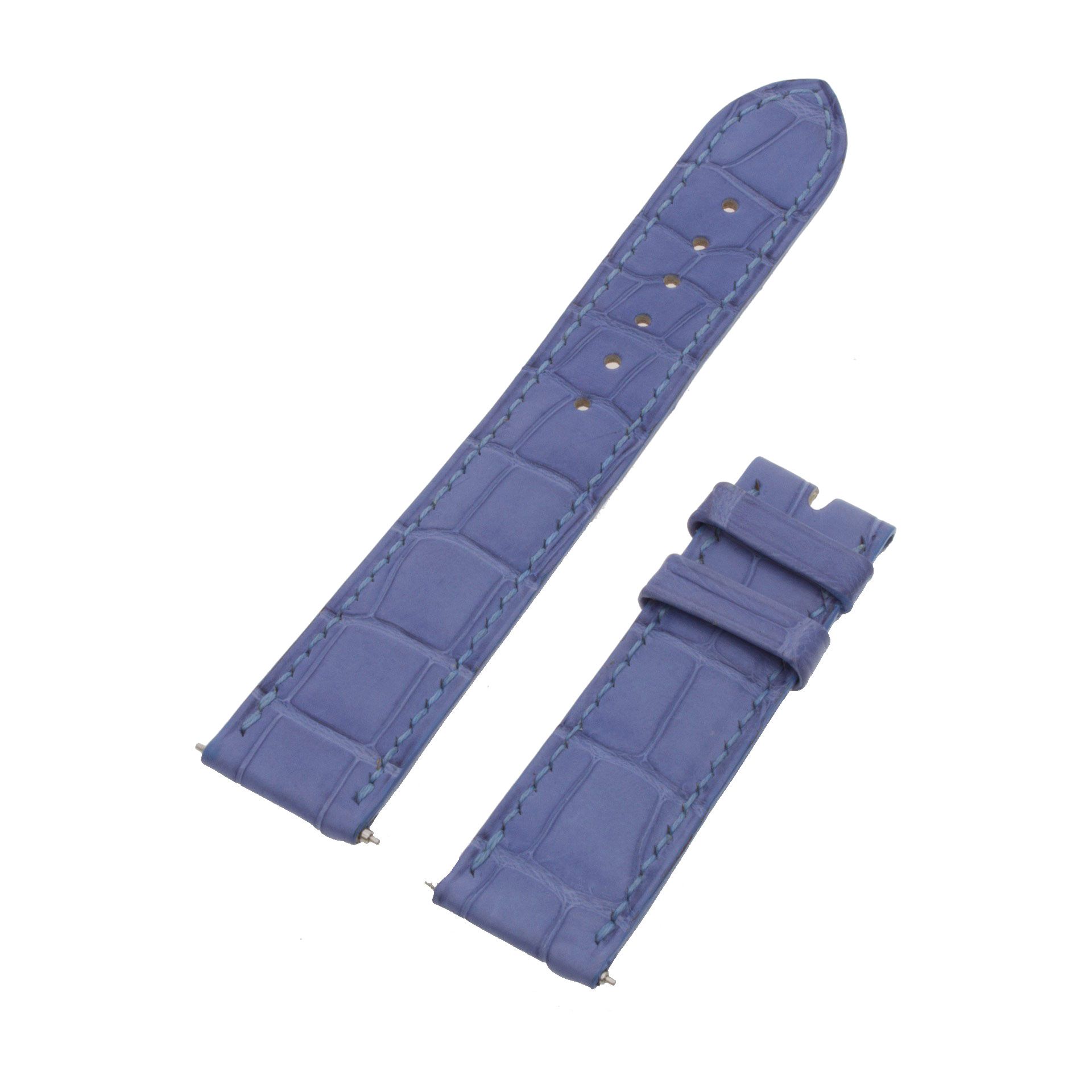 Harry Winston baby blue alligator strap (18 x 16) | Gray & Sons