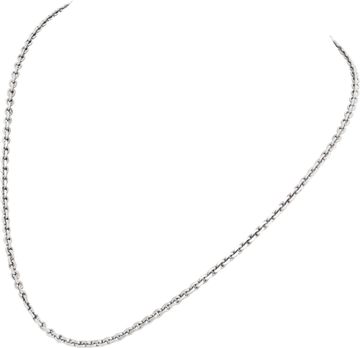 Heavy platinum white gold chain
