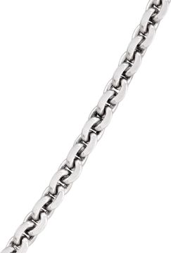 Heavy platinum white gold chain