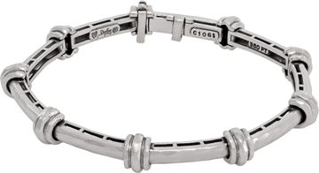 Henry Dunay Bracelet with Hammer Design in Platinum Henry Dunay Bracelet with Hammer Design in Platinum Bracelet Collection