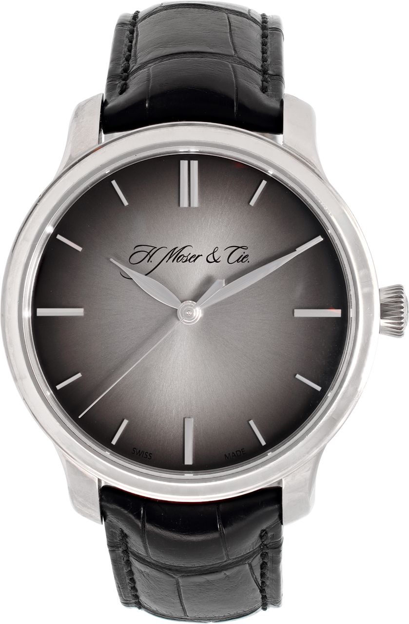 H. Moser & Cie. シルバー掛け時計 hmoser_and_cie_endeavour_41mm_