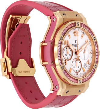 Hublot Big Bang Tutti Frutti in 18k rose gold with a pink sapphire bezel