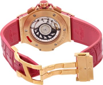 Hublot Big Bang Tutti Frutti in 18k rose gold with a pink sapphire bezel