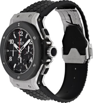 Hublot Big Bang in stainless steel ceramic bezel