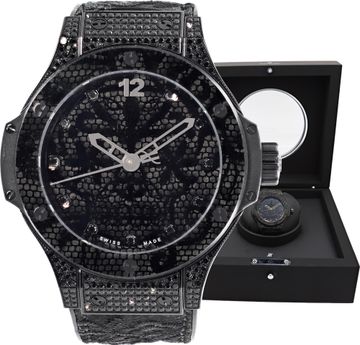 Hublot Big Bang Broderi black diamonds Hublot Big Bang "Broderie" 41mm 343.SV.6510.NR.0800 Ladies Watch Collection
