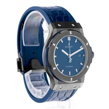Hublot Ceramic Blue 511.CM.7170.RX Ceramic Blue dial 45mm Auto