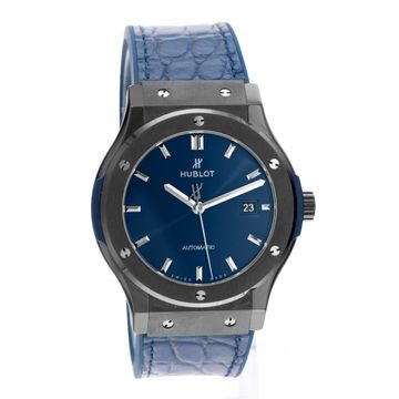 Hublot Ceramic Blue 511.CM.7170.RX Ceramic Blue dial 45mm Auto