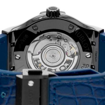 Hublot Ceramic Blue 511.CM.7170.RX Ceramic Blue dial 45mm Auto