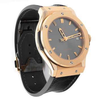 Hublot Classic Fusion 511.PX.7980.LR 18k Rose Gold Black dial 45mm Auto