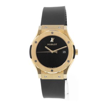 Hublot Classic Fusion 511.VX.1280.RX.MDM40 Yellow Gold Black dial 45mm Auto
