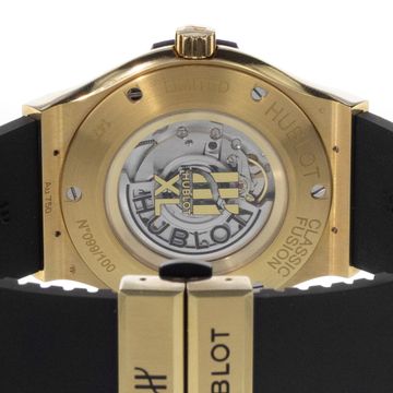 Hublot Classic Fusion 511.VX.1280.RX.MDM40 Yellow Gold Black dial 45mm Auto