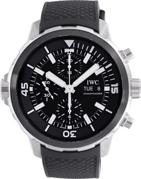 IWC Aquatimer iw376803 Stainless Steel Black dial 44mm Automatic watch