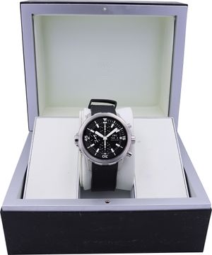 IWC Aquatimer iw376803 Stainless Steel Black dial 44mm Automatic watch