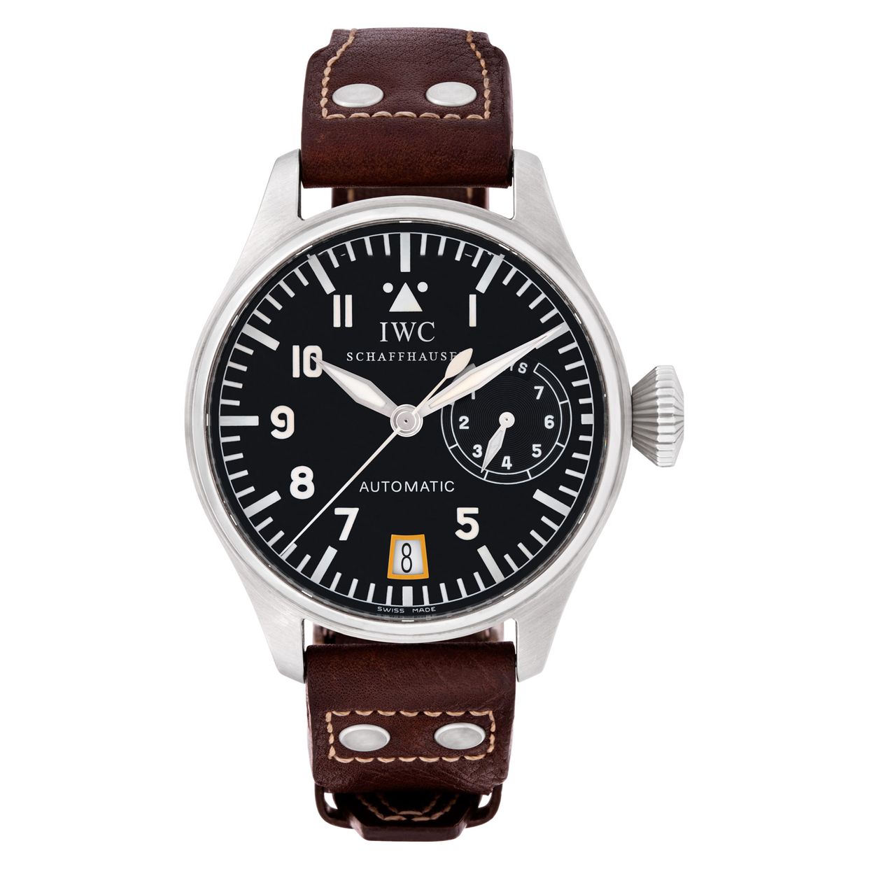 Used IWC Big Pilot IW5002 stainless steel 46mm auto watch