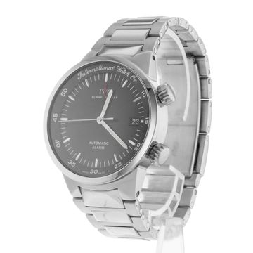 IWC GST IW353702 Steel Black dial 40mm Automatic Alarm