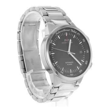IWC GST IW353702 Steel Black dial 40mm Automatic Alarm