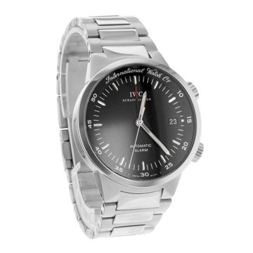 IWC GST IW353702 Steel Black dial 40mm Automatic Alarm