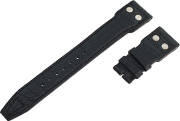 IWC Pilot Black Crocodile Strap (22mm x 18mm)