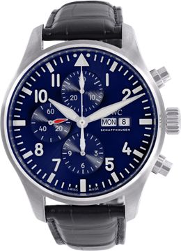 IWC Pilots Chronograph " Le Petit Prince Blue Dial" 43mm IW377714