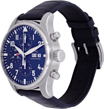 IWC Pilots Chronograph IW377714 Stainless Steel 43mm auto watch