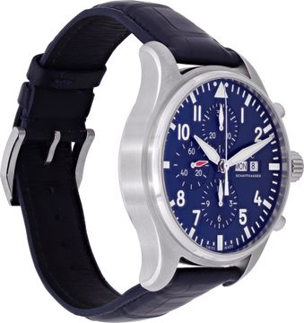 IWC Pilots Chronograph IW377714 Stainless Steel 43mm auto watch