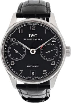 IWC Portugieser IW500703 Stainless Steel 42mm auto watch IWC Portugieser "7-day Power Reserve" 42mm IW500703 Mens Watch Collection
