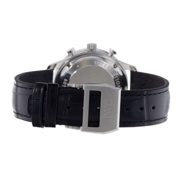 IWC Portugieser Chronograph IW371445 Steel Silver dial 41mm Auto