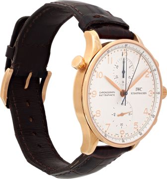 IWC Portuguese IW3712-03 18k rose gold 41mm Manual watch