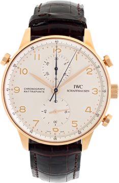 IWC Portuguese IW3712-03 18k rose gold 41mm Manual watch IWC Portuguese 41mm IW3712-03 Mens Watch Collection