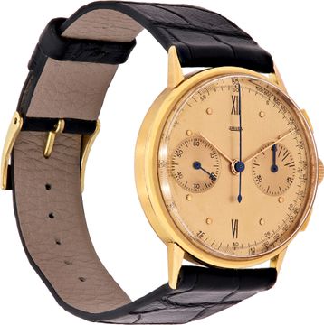 Jaeger Chronograph in 18k rose gold