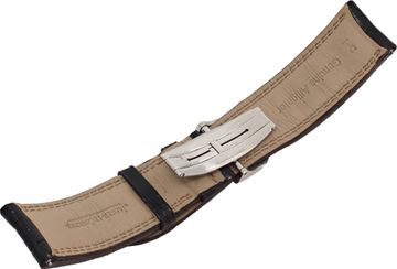 Jaeger LeCoultre black alligator strap (22mm x 20mm)