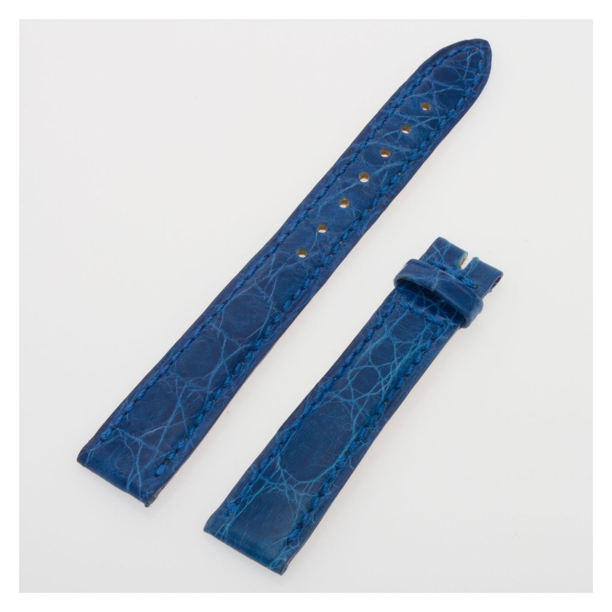 JAEGER-LE COULTRE alligator 14mm 純正ストラップ Jaeger-LeCoultre blue matte crocodile strap (14x12) | Gray