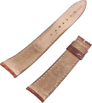 Jaeger Lecoultre brown alligator strap (19mm x 16mm) Long Side:4.5'' inches Short Side:3'' inches