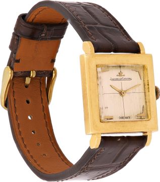 Jaeger LeCoultre Classic 1910 18k Yellow Gold    Silver dial 27mm    Manual watc