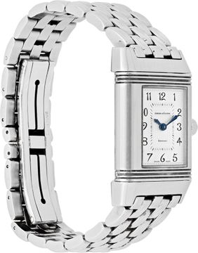 Jaeger LeCoultre Duetto 266.8.11 Stainless Steel Silver dial 28mm Manual