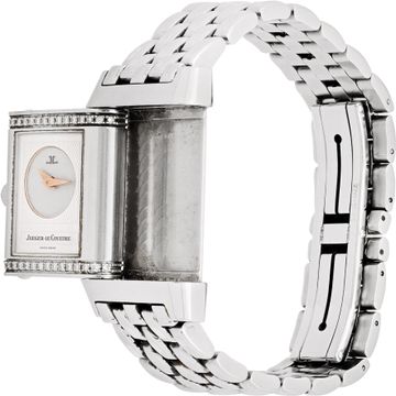 Jaeger LeCoultre Duetto 266.8.11 Stainless Steel Silver dial 28mm Manual