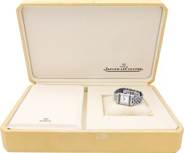 Jaeger LeCoultre Duetto 266.8.11 Stainless Steel Silver dial 28mm Manual