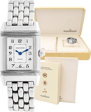 Jaeger LeCoultre Duetto 266.8.11 Stainless Steel Silver dial 28mm Manual Jaeger LeCoultre Duetto 28mm 266.8.11 Ladies Watch Collection