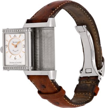 Jaeger LeCoultre Duetto 256.8.75 Stainless Steel Silver dial mm Manual watch